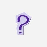 Image of a big purple question mark.
